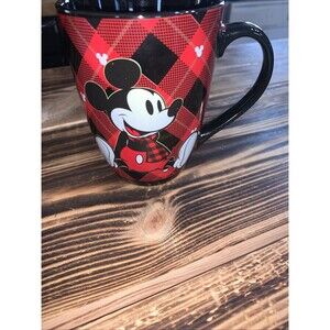 Disney Mickey Mouse Portrait  Red Black Ceramic Coffee Mug Cup
